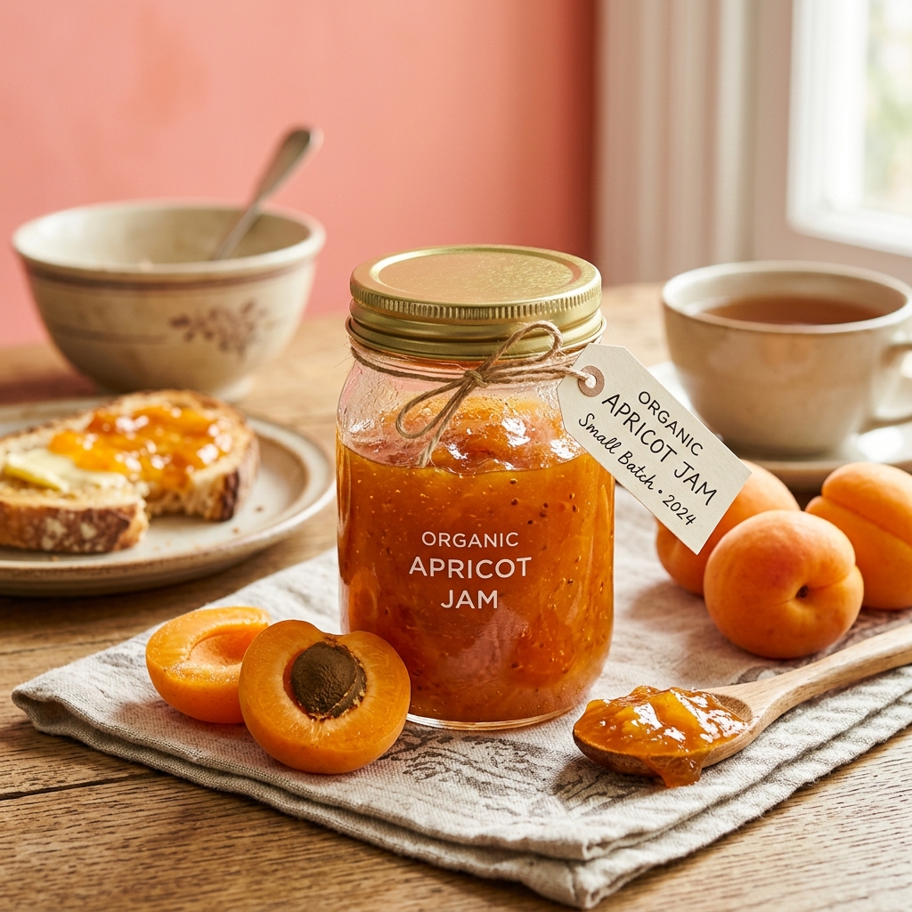 Confiture abricot bio