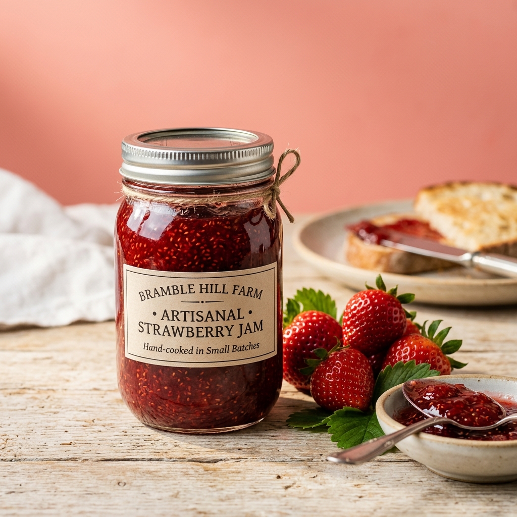 Confiture fraise artisanale